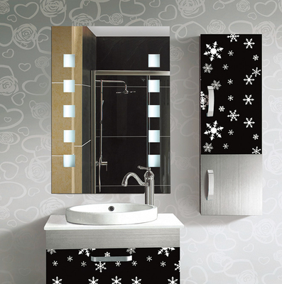 Espelho Frameless retangular do banheiro/espelhos decorativos da parede para banheiros