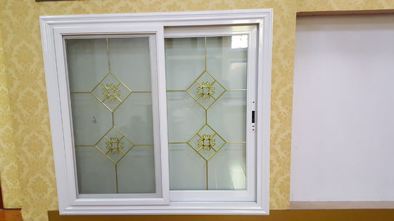 A sala de visitas moderou a ruptura térmica deslizante de alumínio de vidro de Windows com grelha